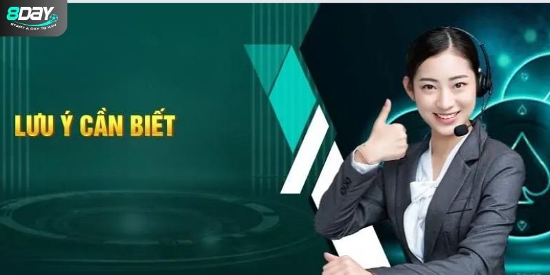 Thông tin cần lưu ý liên quan đến rút tiền 8Day